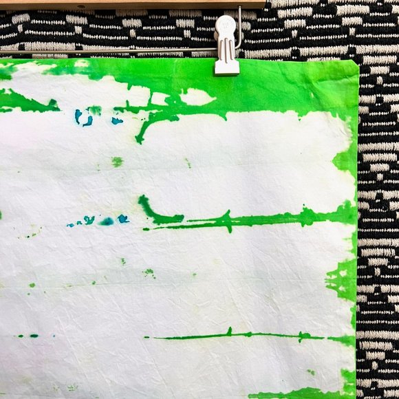 100% cotton shibori dyed pillow case - Picture 9 of 11